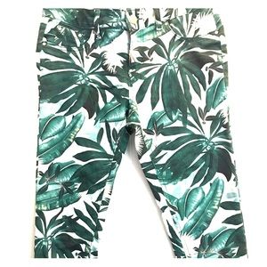 Suko Jeans with Palm Print